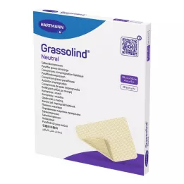 GRASSOLIND Κομπρέσες αλοιφής 10x10 cm αποστειρωμένες, 10 τεμάχια