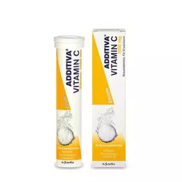 ADDITIVA Βιταμίνη C 1 g αναβράζοντα δισκία, 20 τεμ