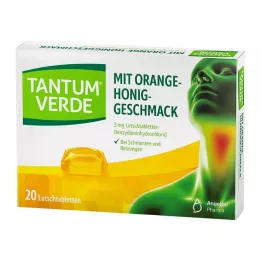 TANTUM VERDE Παστίλιες 3 mg με άρωμα πορτοκαλιού-μελιού, 20 τεμ