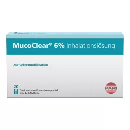 MUCOCLEAR Εισπνεόμενο διάλυμα NaCl 6%, 20X4 ml