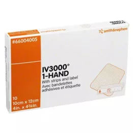 OPSITE IV 3000 10x12 cm διαφανής στερέωση σωληνίσκου, 10 τεμ