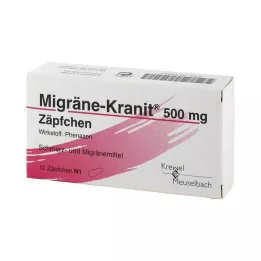 MIGRÄNE KRANIT Υπόθετα 500 mg, 10 τεμ