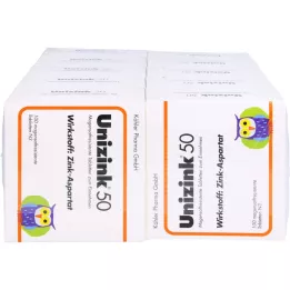 UNIZINK 50 γαστροανθεκτικά δισκία, 10Χ100 τεμ