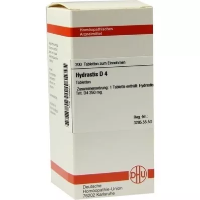 HYDRASTIS D 4 ταμπλέτες, 200 τεμ