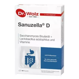 SANUZELLA Κάψουλες D Cellulose, 60 τεμ