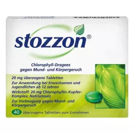 STOZZON Δισκία επικαλυμμένα με χλωροφύλλη, 40 τεμ