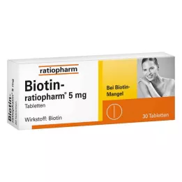 BIOTIN-RATIOPHARM δισκία 5 mg, 30 τεμ