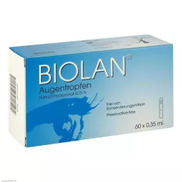 BIOLAN Οφθαλμικές σταγόνες πιπέτες μίας δόσης, 60X0,35 ml