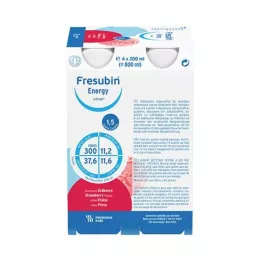 FRESUBIN ENERGY DRINK Μπουκάλι πόσιμου φράουλας 6Χ4Χ200 ml