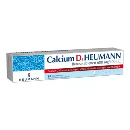 CALCIUM D3 Heumann αναβράζοντα δισκία 600 mg/400 IU, 20 τεμ