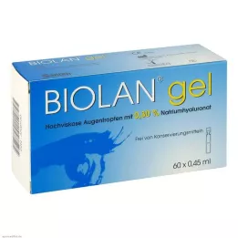 BIOLAN Οφθαλμικές σταγόνες gel, 60Χ0,45 ml