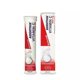 ADDITIVA Αναβράζοντα Δισκία Βιταμίνης C Blood Orange, 20 τεμ