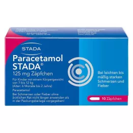 PARACETAMOL STADA 125 mg υπόθετα, 10 τεμ
