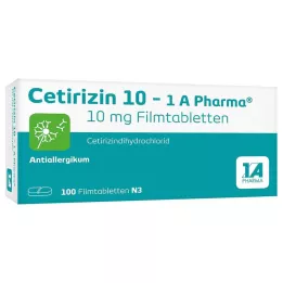 CETIRIZIN 10-1A επικαλυμμένα με λεπτό υμένιο δισκία Pharma, 100 τεμ