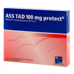 ASS TAD 100 mg προστατευτικά γαστροανθεκτικά επικαλυμμένα με λεπτό υμένιο δισκία, 50 τεμ