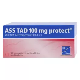 ASS TAD 100 mg προστατευτικά γαστροανθεκτικά επικαλυμμένα με λεπτό υμένιο δισκία, 100 τεμ