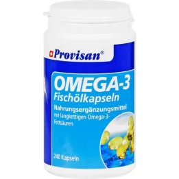 PROVISAN Κάψουλες ιχθυελαίου Ωμέγα-3, 240 τεμάχια