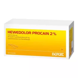 HEWEDOLOR Φύσιγγες προκαΐνης 2%, 100 τεμ