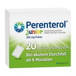 PERENTEROL Μπουκάλι σκόνης Junior 250 mg, 20 τεμ