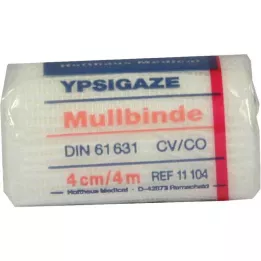 YPSIGAZE Επίδεσμος γάζας 4 cmx4 m, 1 τεμ
