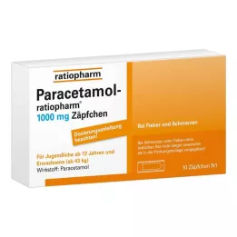 PARACETAMOL-ratiopharm 1.000 mg υπόθετα, 10 τεμ