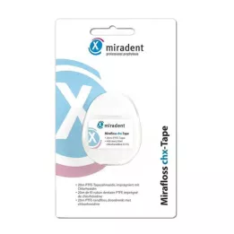 MIRADENT Οδοντικό νήμα Ταινία Mirafloss CHX 20 m, 1 τεμ