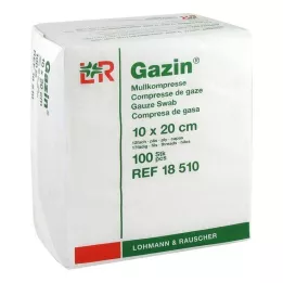 GAZIN Γάζα 10x20 cm μη αποστειρωμένη 12πλάσια λειτουργία, 100 τεμ