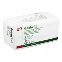 GAZIN Γάζα 10x10 cm μη αποστειρωμένη 16πλάσια RK, 100 τεμ