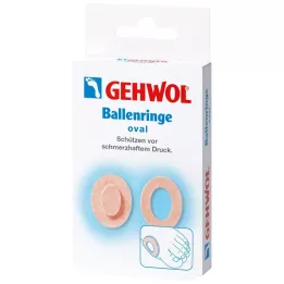 GEHWOL Δαχτυλίδια μπάλα οβάλ, 6 τεμ