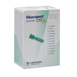 GLUCOJECT Λανσέτες PLUS 33 G, 200 τεμ