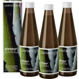 ALOE VERA SAFT 100% βιολογική οικονομική συσκευασία, 3X330 ml
