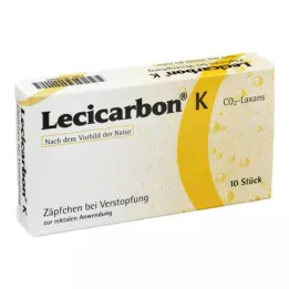 LECICARBON K CO2 Laxans Παιδικά υπόθετα, 10 τεμ