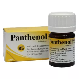 PANTHENOL 100 mg δισκία Jenapharm, 20 τεμ
