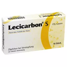 LECICARBON S CO2 Laxans υπόθετα, 10 τεμ
