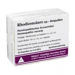 RHODIZONSÄURE cp.Ampoules Ενέσιμο διάλυμα, 10X2 ml