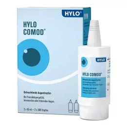HYLO-COMOD Οφθαλμικές σταγόνες, 2Χ10 ml