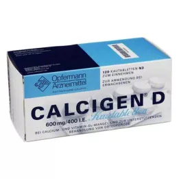 CALCIGEN D 600 mg/400 I.E μασώμενα δισκία, 120 τεμ
