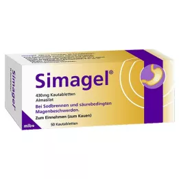 SIMAGEL Μασώμενα δισκία, 50 τεμ