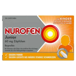 NUROFEN Junior 60 mg υπόθετα, 10 τεμ