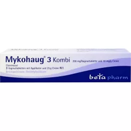MYKOHAUG 3 δισκία Combi 3 Vag/25 g κρέμα γάλακτος, 1 σελ