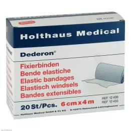 DEDERON Επίδεσμοι στερέωσης 6 cmx4 m, 20 τεμ