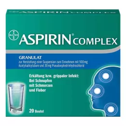 ASPIRIN COMPLEX Btl.m.Gran.z.Herst.e.Susp.z.Einn., 20 τεμ