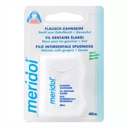 MERIDOL Κερωμένο οδοντικό νήμα Flausch, 40 m