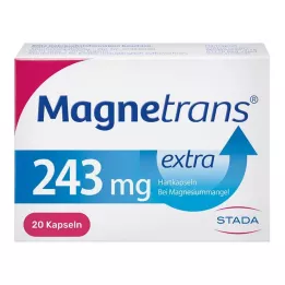 MAGNETRANS επιπλέον σκληρές κάψουλες 243 mg, 20 τεμ