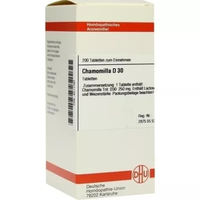 CHAMOMILLA D 30 ταμπλέτες, 200 τεμ CHAMOMILLA D 30 ταμπλέτες, 200 τεμ