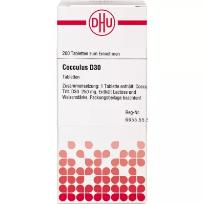 COCCULUS D 30 ταμπλέτες, 200 τεμ