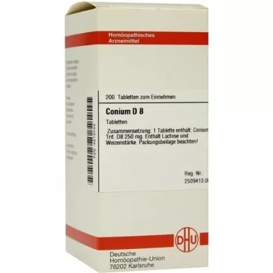 CONIUM D 8 ταμπλέτες, 200 τεμ CONIUM D 8 ταμπλέτες, 200 τεμ