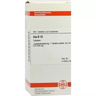 IRIS D 12 ταμπλέτες, 200 τεμ IRIS D 12 ταμπλέτες, 200 τεμ