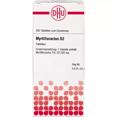 MYRTILLOCACTUS D 2 ταμπλέτες, 200 τεμ