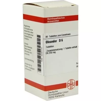 OLEANDER D 6 ταμπλέτες, 80 τεμ